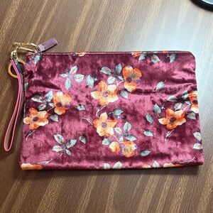 Floral Velvet Clutch by Remi & Reid